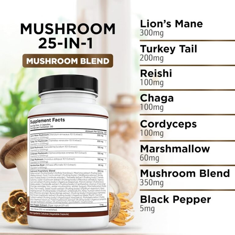 Lions Mane Mushroom Supplement