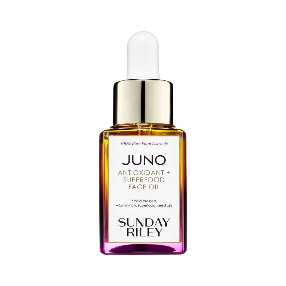 Antioxidant-rich foods inspired face oil with natural superfood extracts by Sunday Riley